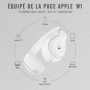 Beats Studio 3 Casque sans Fil avec réduction du Bruit -Bluetooth, Mode Réduction Active du Bruit, 22 Heures d'écoute - Blanc