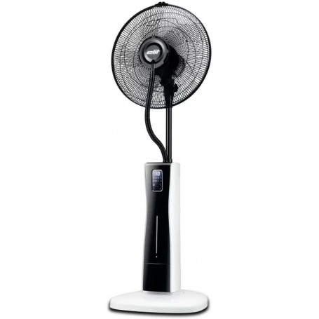 Elit Mist Fan FMS-4017N Remote Control, Digital LED Display Water Tank 2L White/Black EU