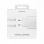 Samsung Chargeur rapide USB Type-C 45 W + câble type C Blanc