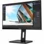 AOC Moniteur 24P2Q 60 cm (23,8 pouces) (DVI, HDMI, DisplayPort, hub USB,  75 Hz, pivot) noir