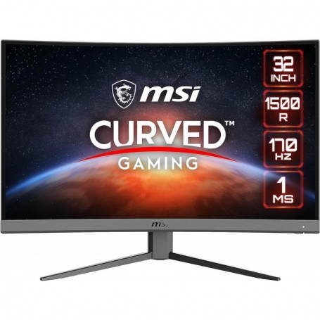 MSI G32C4 E2 Écran PC Gaming Incurvé 31,5" FHD - Dalle VA 1500R, 1920x108, 170Hz, 16:9, - DisplayPort 1.2a, HDMI 1.4b