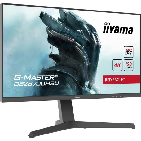 Ecran iiyama 28" G-Master Red Eagle, FreeSync Premium, Fast IPS, 4k HP, HDMI 2,1 VRR, DP, GB2870UHSU-B1