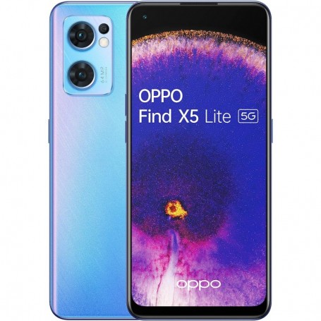 Oppo Smartphone Find X5 Lite 5G Bleu 8Go 256Go