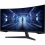 Samsung Ecran PC Odyssey G55T 34'' 165Hz,Pied Ajustable,HDMI,DisplayPort