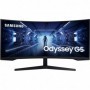 Samsung Ecran PC Odyssey G55T 34'' 165Hz,Pied Ajustable,HDMI,DisplayPort