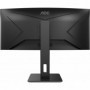 AOC Écran incurvé CU34P2A (34 pouces) (HDMI, DisplayPort, hub USB) Noir