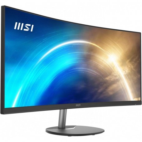 MSI Pro MP341CQ Écran Bureautique Incurvé 34" UWQHD,Haut-Parleurs Intégrés,Inclinaison Réglable-HDMI,DisplayPort