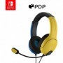 PDP Casque LVL40 Stéréo pour Nintendo Switch, Jaune & Bleu