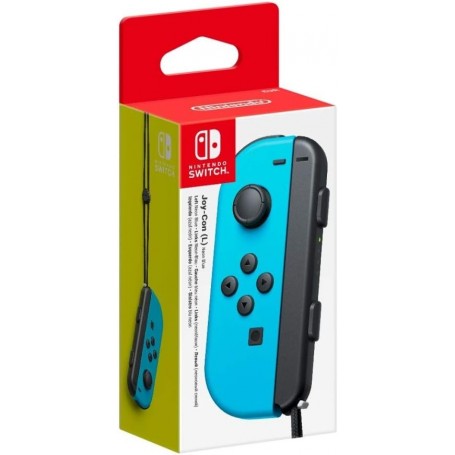 Manette Nintendo Joy-Con gauche bleu néon