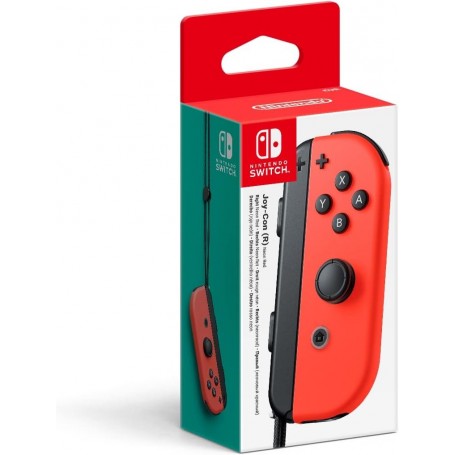 Manette Nintendo Joy-Con droite rouge néon