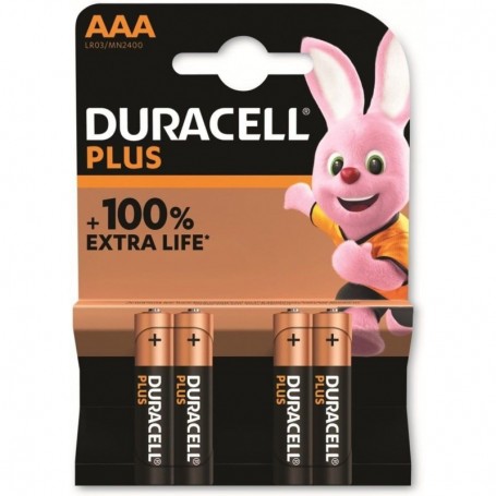 Duracell Plus-AAA K4 Pile LR3 (AAA) alcaline(s) 1.5 V 4 pc(s)