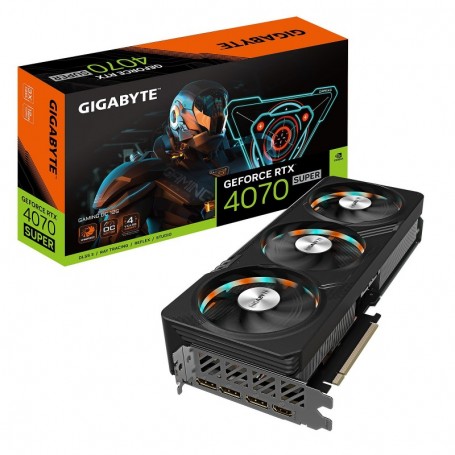 Gigabyte GeForce RTX 4070 SUPER GAMING OC 12G-12 Go GDDR6X - HDMI/Tri DisplayPort - DLSS 3 - PCI Express