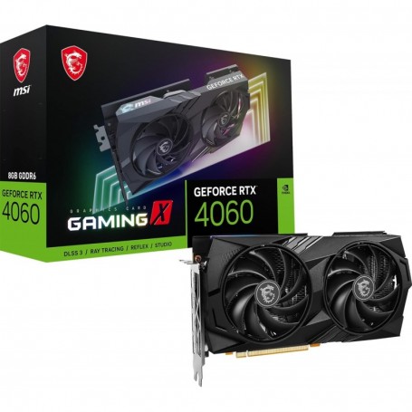 MSI GeForce RTX 4060 Gaming X 8G Carte Graphique Gaming - 8Go GDDR6