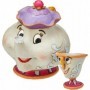 Disney Traditions Figurine Mrs Potts et Chip Figurine 10 cm