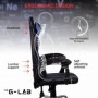 The G-Lab K Seat Neon Chaise Gaming, Métal, Noir, Taille Unique