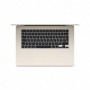 Apple MacBook Air M3 15 pouces (2024) Lumière stellaire 8Go/256 Go QWERTY