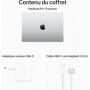 Apple MacBook Pro 2023 avec M3 Pro, GPU 14 cœurs écran Liquid Retina XDR 14,2 Pouces, 18 Go Ram 512 Go SSD Argent QWERTY