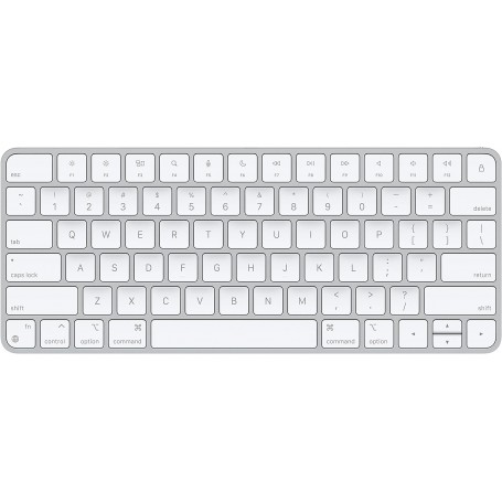 Apple Magic Keyboard Bluetooth Compatible avec Mac, iPad et iPhone Anglais américain, Argent