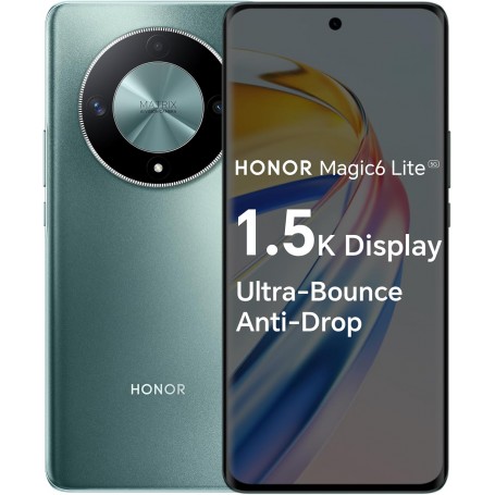 Honor Magic 6 Lite 5G Smartphone 8 Go RAM +256 Go, Écran 6,7"  Vert