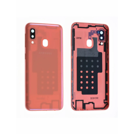 Coque arrière Samsung Galaxy A20e (A202F) Corail Origine