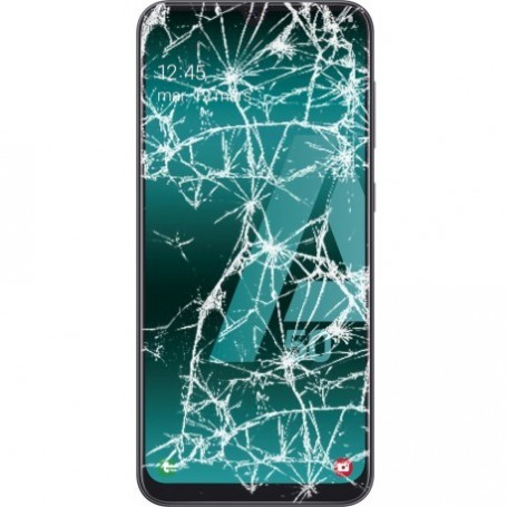 Réparation Écran Samsung Galaxy A20S (A207F) Noir + Châssis Origine