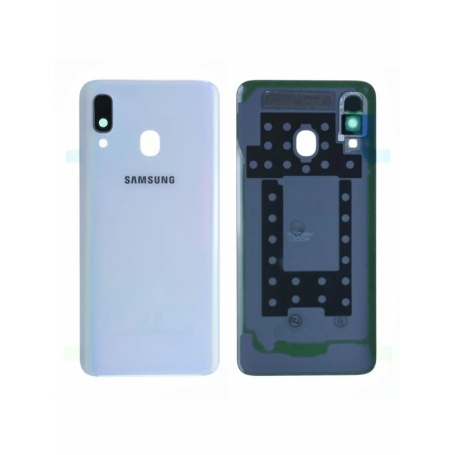 Vitre arrière Samsung Galaxy A40 (A405F) Blanc Origine