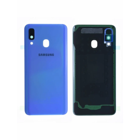 Vitre arrière Samsung Galaxy A40 (A405F) Bleu Origine