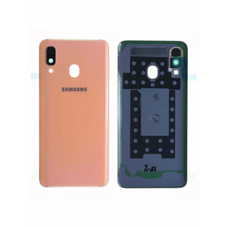 Vitre arrière Samsung Galaxy A40 (A405F) Corail Origine