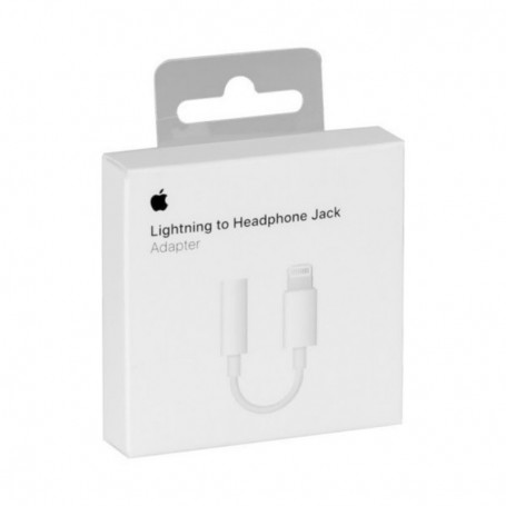 APPLE Adaptateur Lightning vers mini-Jack 3,5mm MMX62ZM/A