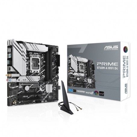 ASUS PRIME B760M-A WIFI D4 - Carte mère Micro ATX Socket 1700 Intel B760 Express - 4x DDR4